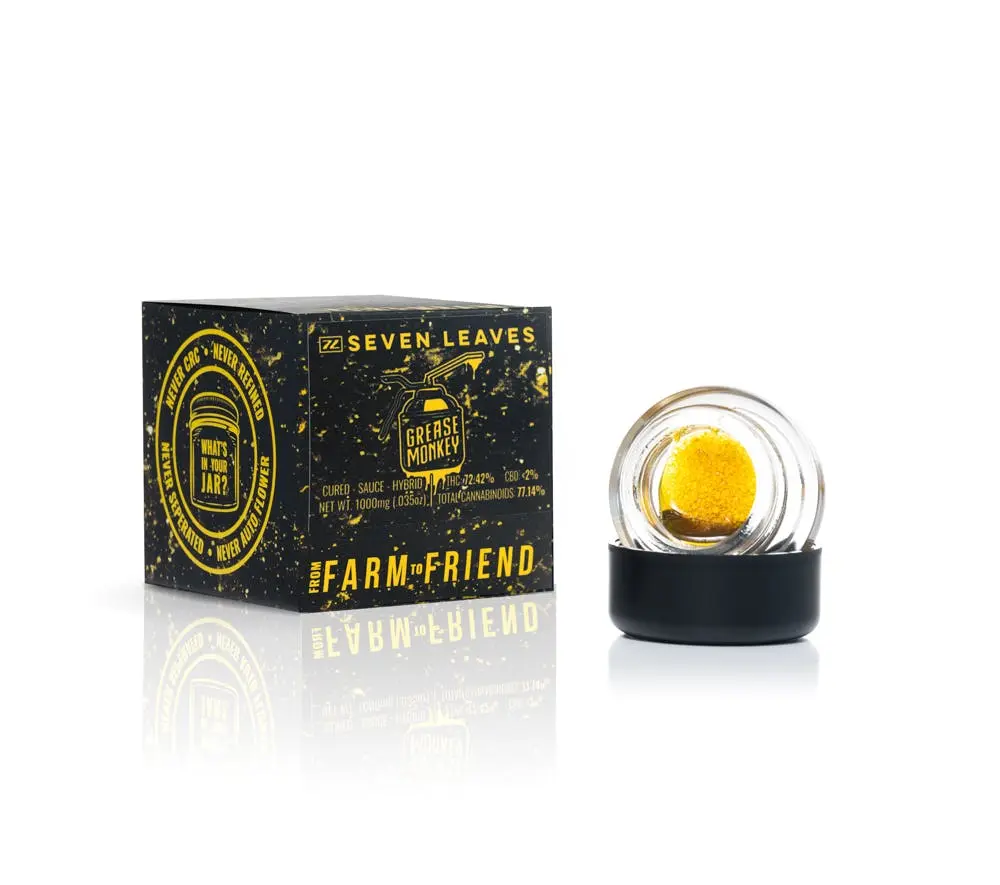 1. Friendly Farms x Seven Leaves 1g Cured Diamonds - Grease Monkey (H) *SALE*