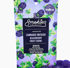 Blackberry Indica 100mg THC Fruit Chews
