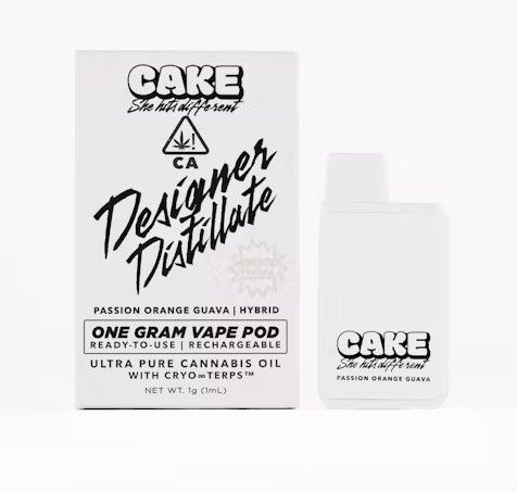 Cake AIO Vape Passion Orange Guava 1.25g
