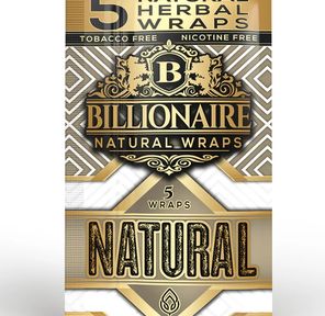 Billionaire Natural Wraps 5pk - Natural