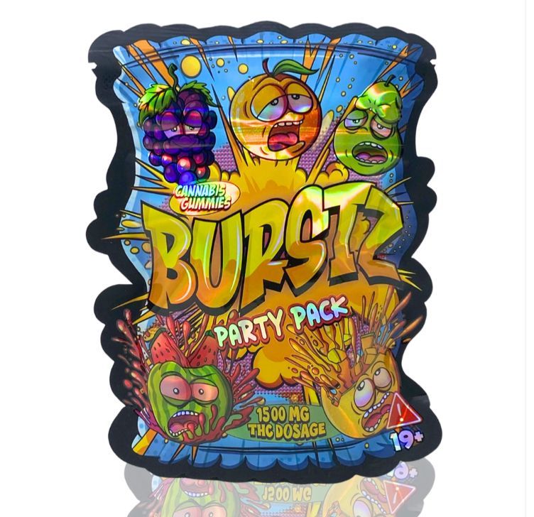 BURSTZ GUMMIES THC 1500mg 30 Gummies x 50MG