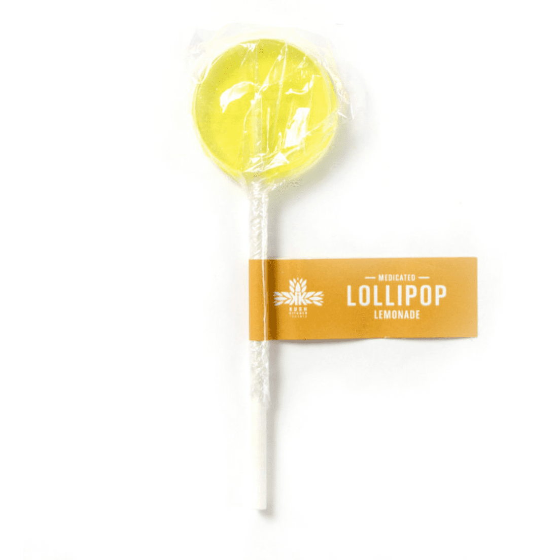 Lemonade 100mg Medicated Lollipop by Kush Kitchen