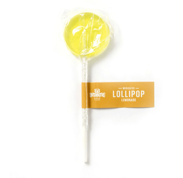 Lemonade 100mg Medicated Lollipop by Kush Kitchen