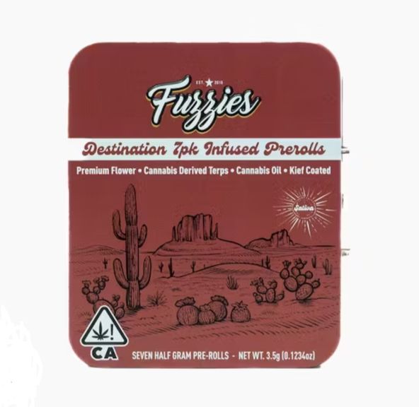 Fuzzies - Desert Punch 7 Pack Infused Prerolls 3.5g