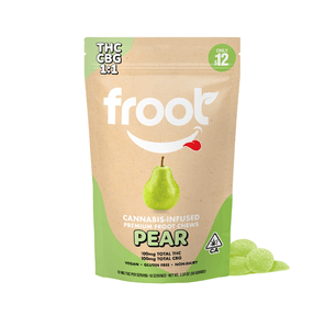 Pear 1:1 CBG:THC Gummies - 100mg 66.00 g