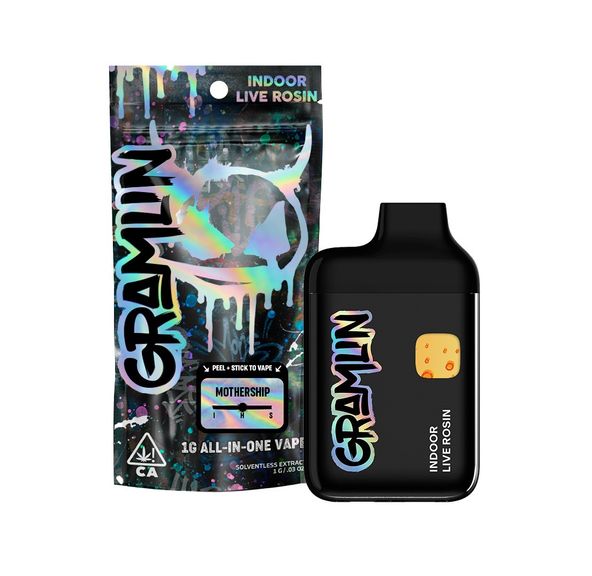 Gramlin Live Rosin AIO Vape Mothership 1g