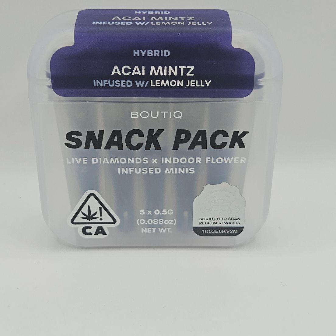 Boutiq Mini Joints (5ct) - Acai Mintz w/ Lemon Jelly