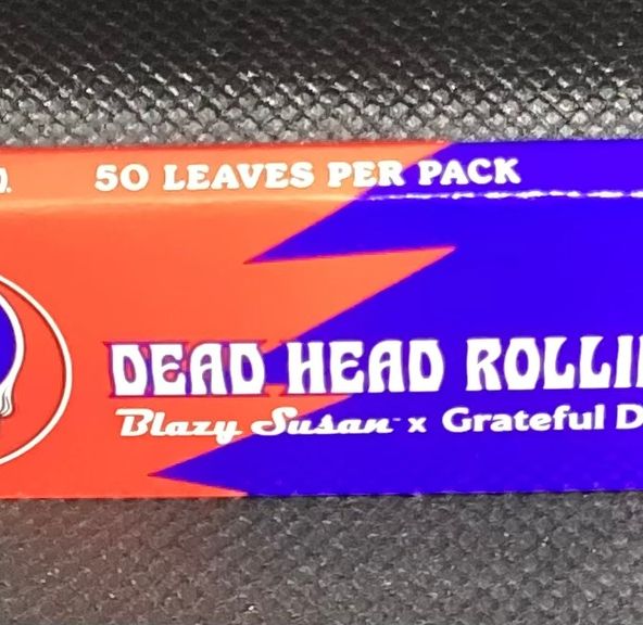 AFG Distribution- Blazy Susan x Grateful Dead- Rolling Papers- Dead Head Rolling Company- 50 pack- 1 1/4"