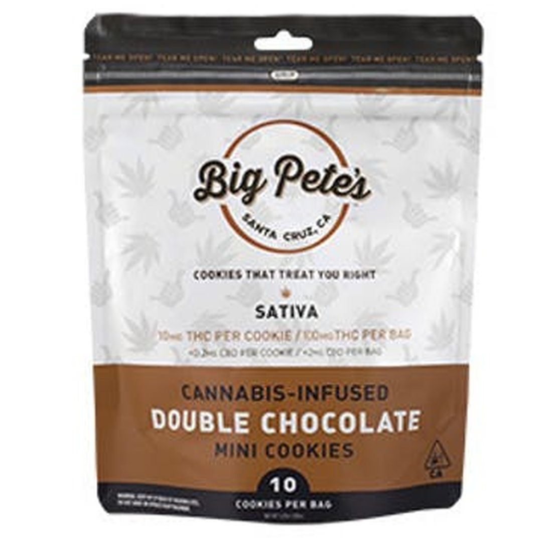 [Big Petes Treats] THC Cookies - 100mg - Double Chocolate (S)