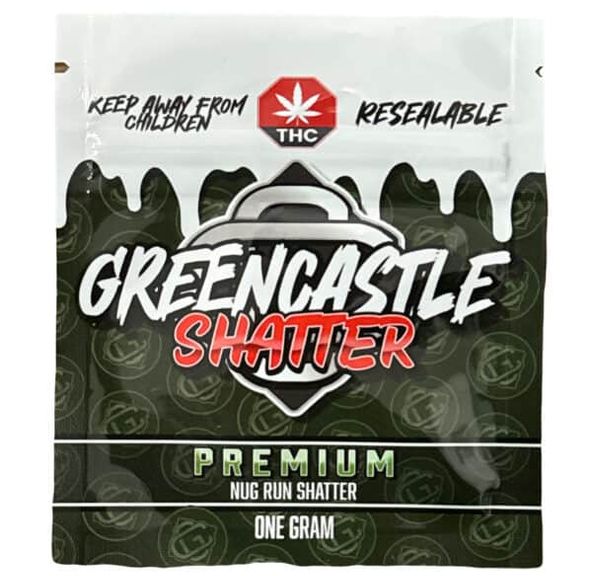 Purple Afghan Shatter - Green Castle