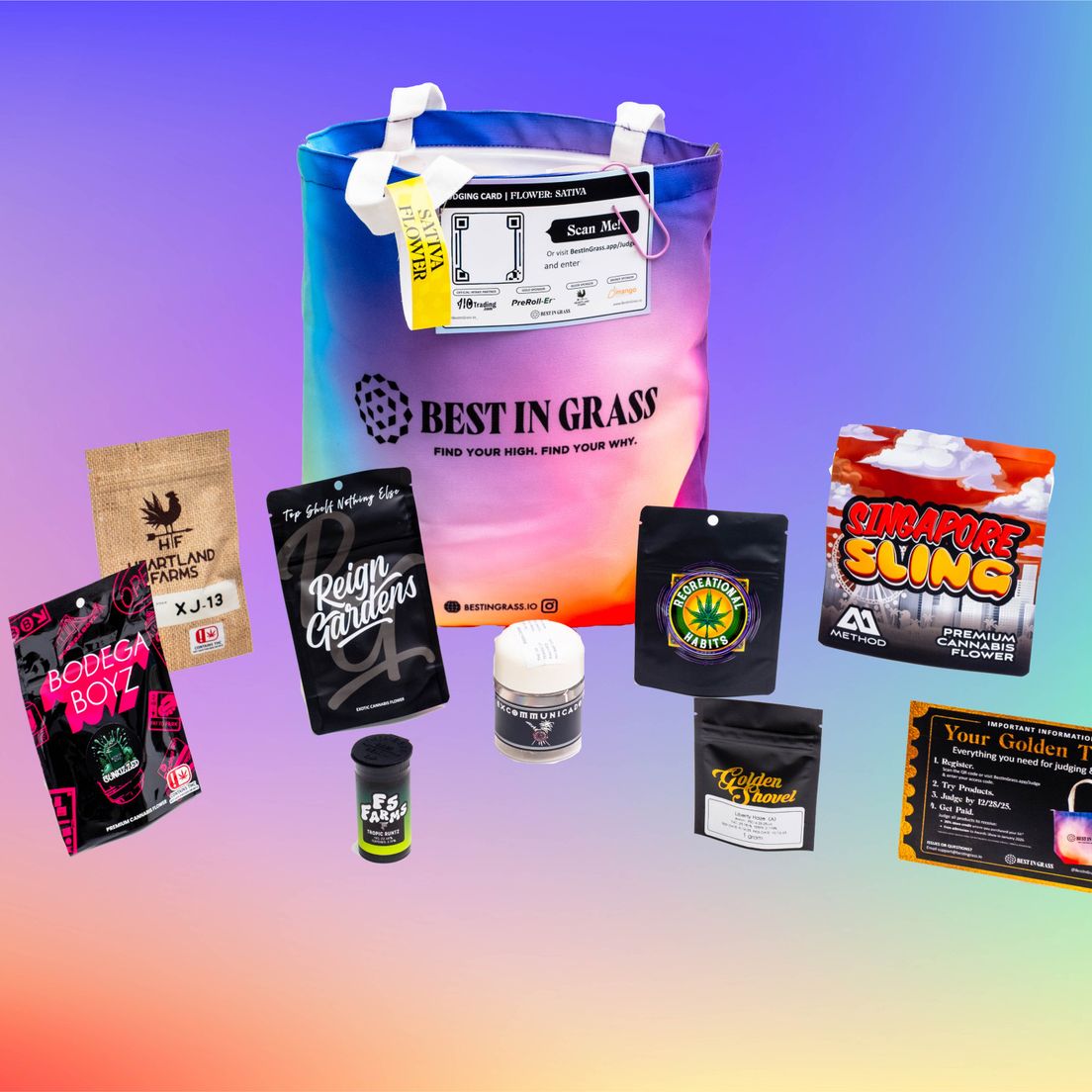 2025 BEST IN GRASS SATIVA FLOWER JUDGE KIT