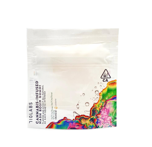 710 Labs | Hash Rosin Gummies | Waffle House #7 | 100mgs | Hybrid | 0.256% THC