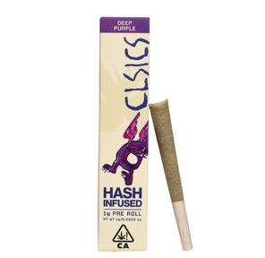 CLSICS Hash Infused Pre-roll Deep Purple 1g