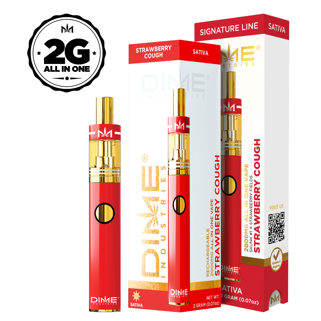 DIME STRAWBERRY COUGH DISPOSABLE 2G