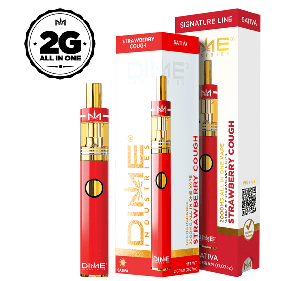 DIME STRAWBERRY COUGH DISPOSABLE 2G