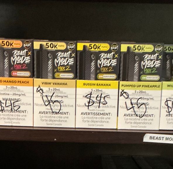 Flavour Beast Beast Mode Max 2 50k puffs $45