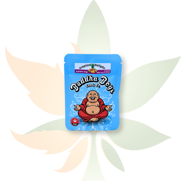 Buddha Boys - 4000mg THC Gummies - Tropical Delight
