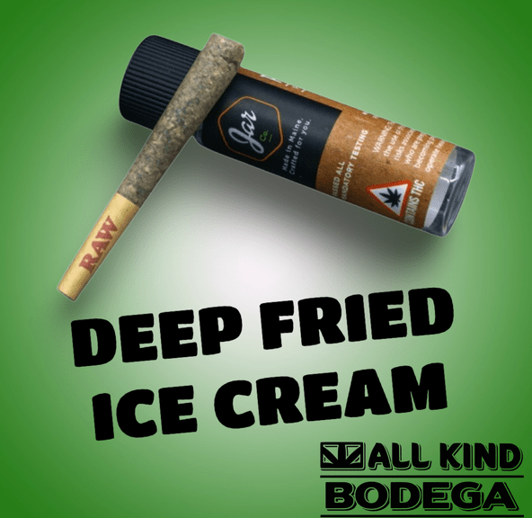 Deep Fried Ice Cream .5g Preroll (@jarcannabis2.0)