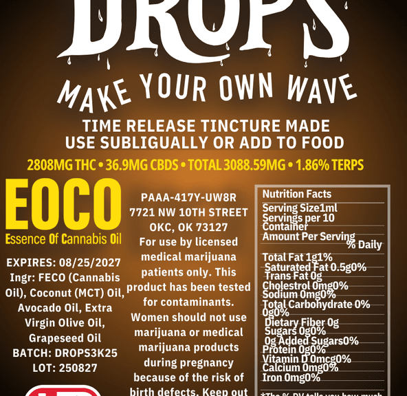 BEE ELEVATED FECO TIME RELEASE TINCTURE 3000MG