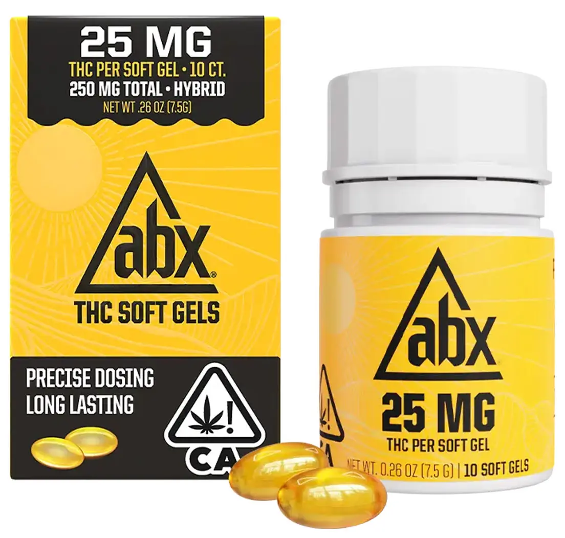 ABX - 25mg THC Soft Gels - 10ct