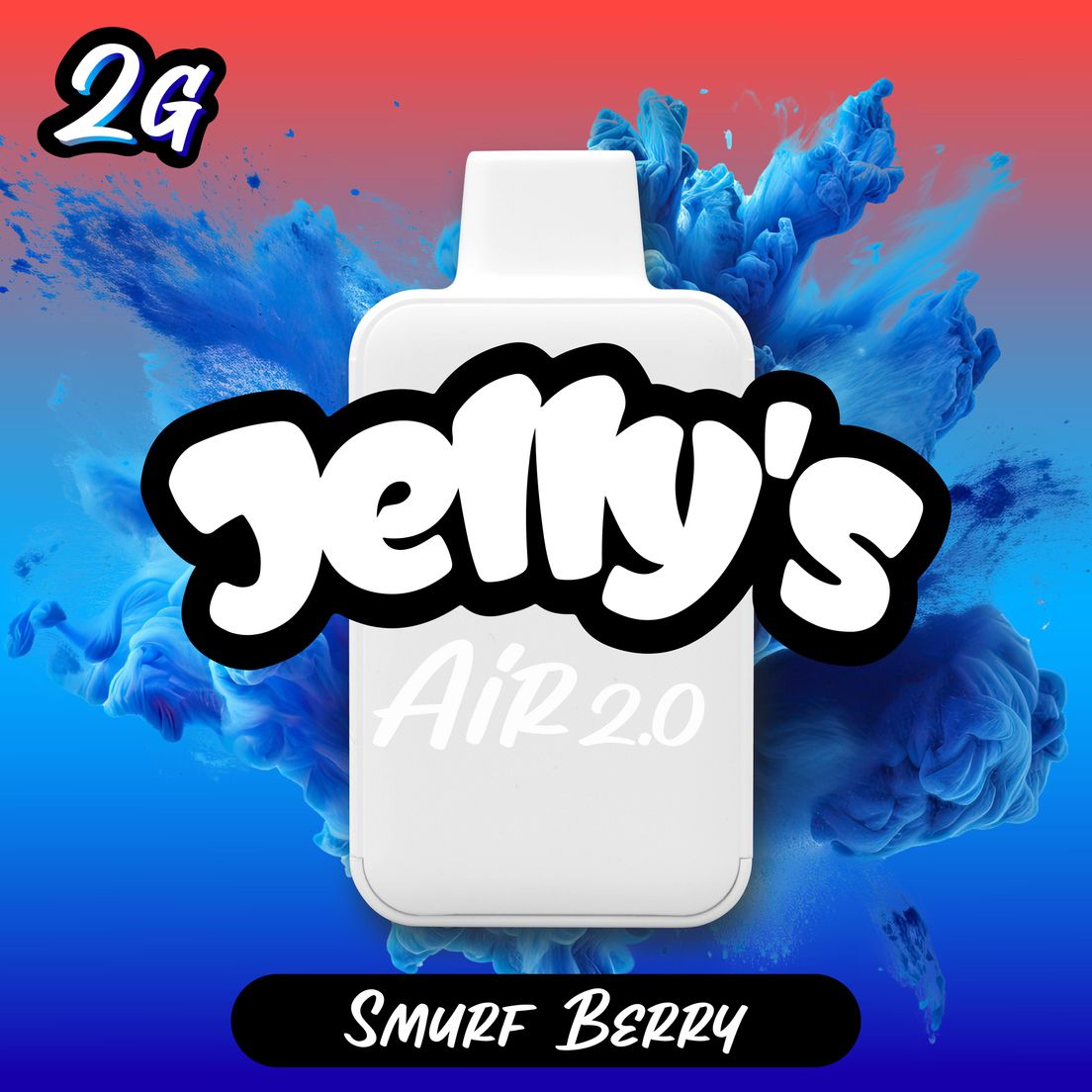 JELLY'S 2G SMURF BERRY DISPOSABLE VAPE