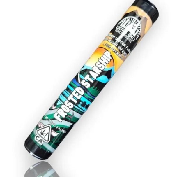 Locals Only Frosted Starship Rosin Infused Pre-Roll 1.33g