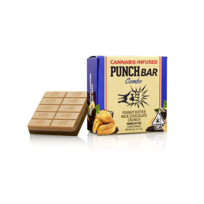 COMBO - Peanut Butter Milk Chocolate Crunch 100mg