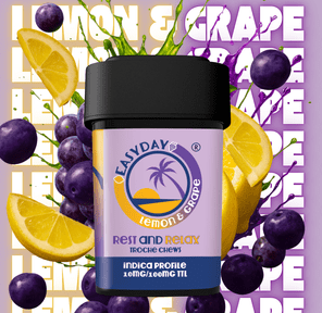 (Easy Day) Lemon Grape 10x10mg Gummies