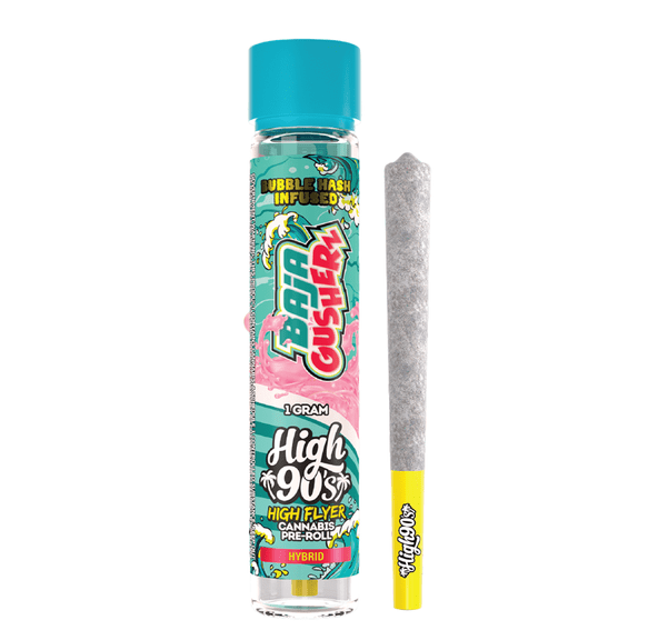 High 90s | Infused Preroll | 1g | Bubble Hash | Baja Gusherz