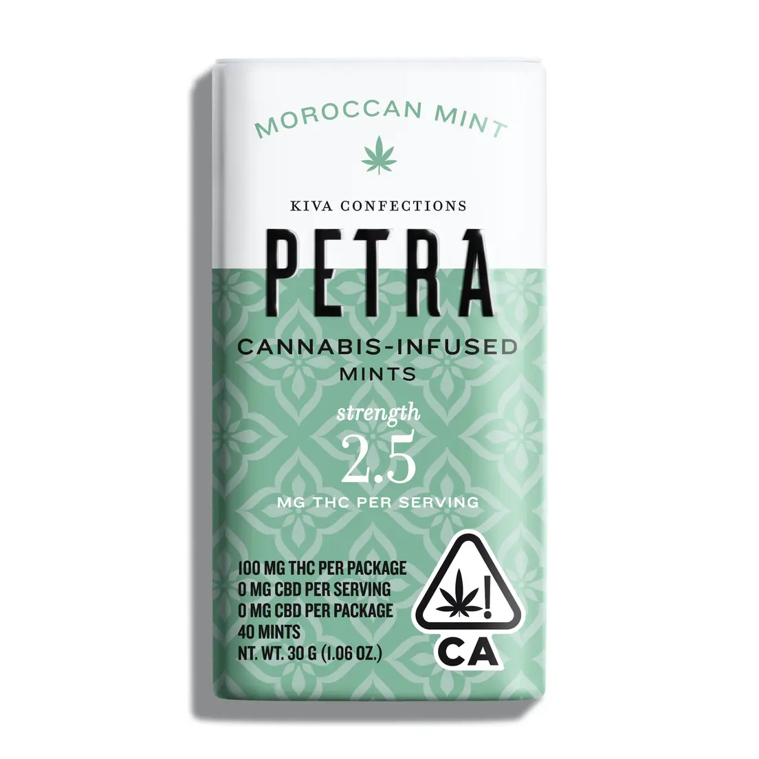 Kiva Petra Mints Moroccan Mint 100mg