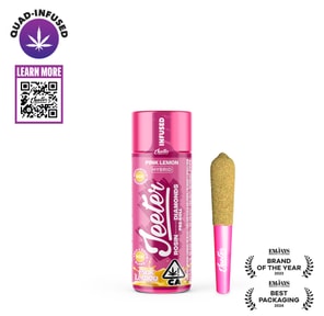 1. Jeeter | Quad Infused | Preroll | .5g | Pink Lemon