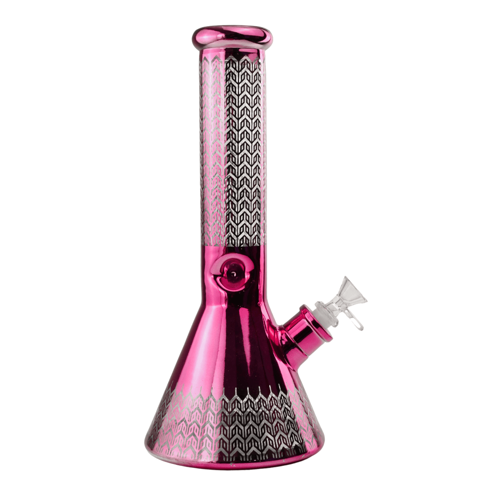 SAB12" 7mm Infinity Loop Glass Bong assorted colors