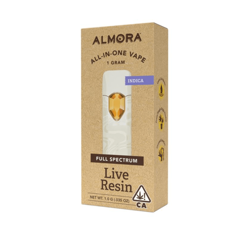 Almora Farm: 1.0g AIO: Platinum Purple