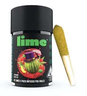 Lime - Lil Limes - Watermelon Runtz - Infused Prerolls - 5pk - 3g - Hybrid