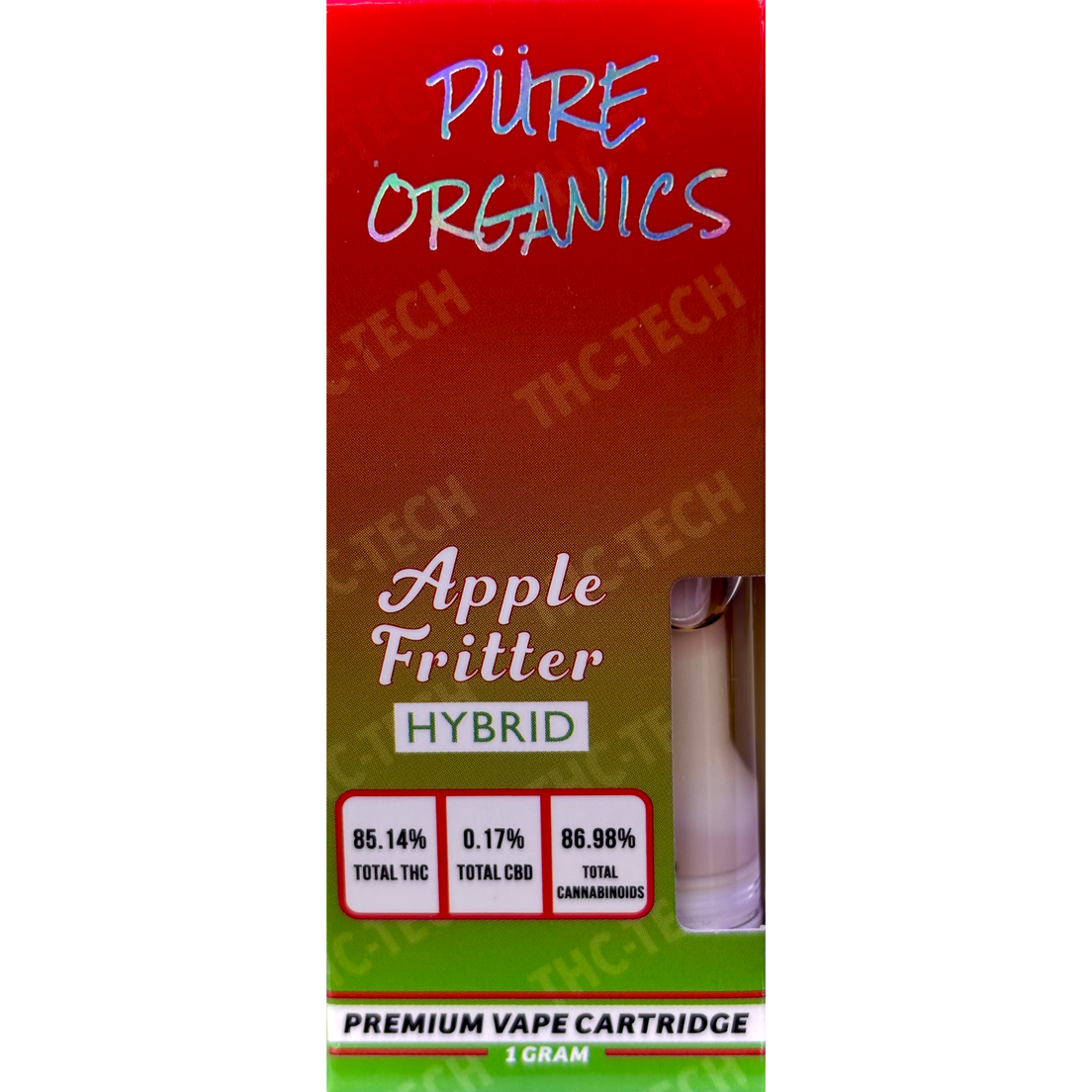 Pure Organics - Apple Fritter - 510 Cartridge
