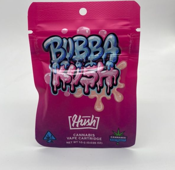 Bubba Kush (indica) - 1g Cartridge (THC 92%) by HUSH **Buy 2 for $50**