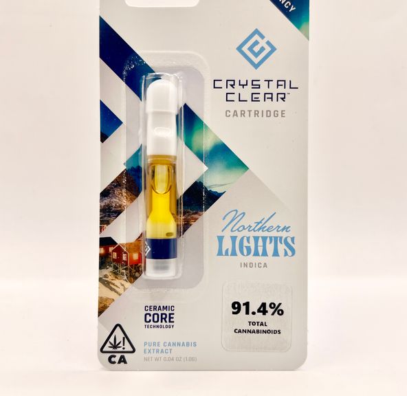 1g Northern Lights (Indica) Cartridge - Crystal Clear