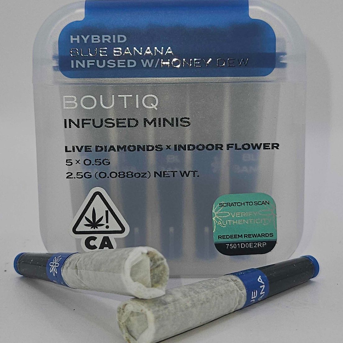 Boutiq Mini Joints (5ct) - Blue Banana w/ Honeydew