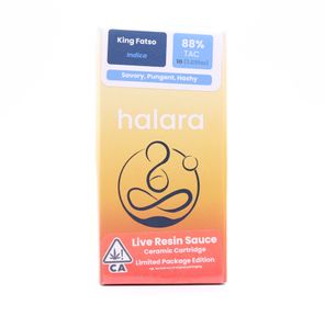 Halara- KING FATSO LIVE RESIN 1G CARTRIDGE