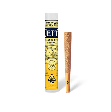 Jetty Live Resin Infused Pre-roll Maui Wowie x Cherry Punch 1g