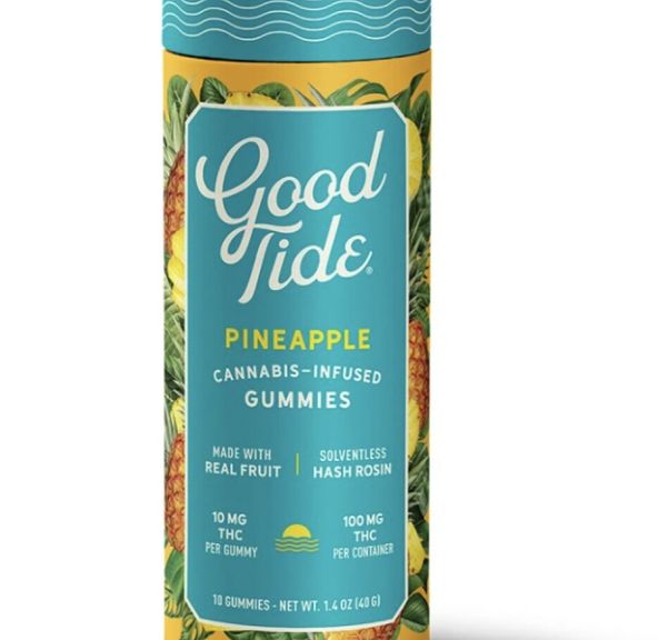 Good Tide - Pineapple Rosin Gummies - 10 Pack 100mg