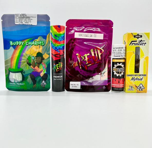 *Deal! $99 Mix n'Match (3) The Re-Up, MidsFactory, Sublime & Delta Breeze 1g Cartridges + 50mg Edible