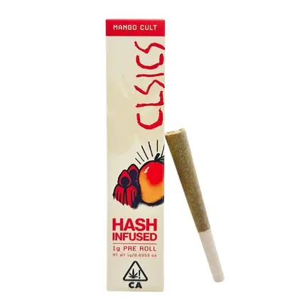 CLSICS Hash Infused Pre-roll Mango Cult 1g