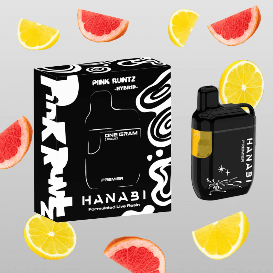 Hanabi Live Resin AIO Vape Pink Runtz 1g