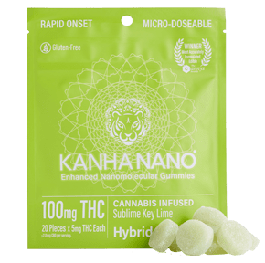 Kanha NANO Gummies - Key Lime (100mg) Micro-dosable