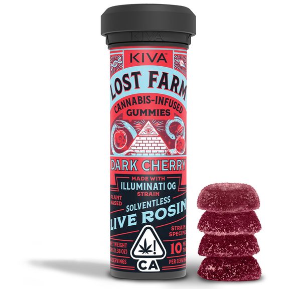 Lost Farms - Dark Cherry Illuminato OG - Rosin Gummies - 100mg
