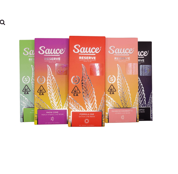Sauce 1G Live Resin Disposable Kush Mints