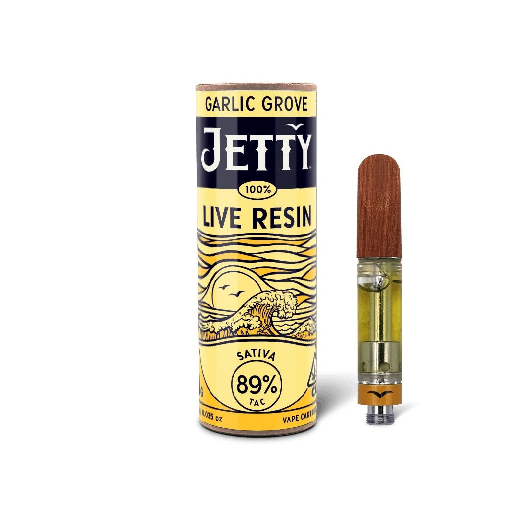 Jetty- Garlic Grove Live Resin Cartridge 1g (S)