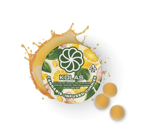 Kolas - Ginger Lemon Gummies 10mg THC:40mg CBG:40mg CBD