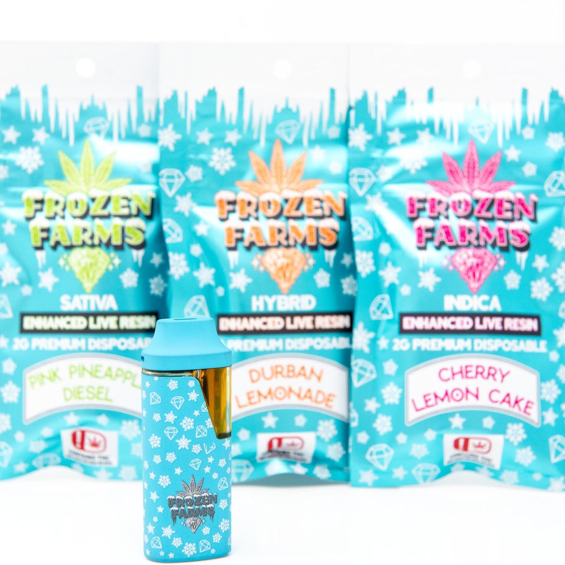 FROZEN FARMS ORANGE BLOODED LIVE RESIN DISPOSABLE 2G